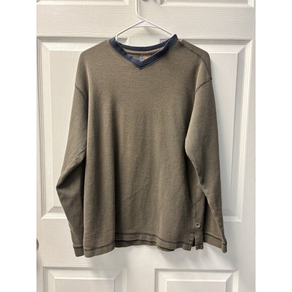 Vintage Route 66 Olive Green And Navy Pullover Size M - Picture 1 of 6